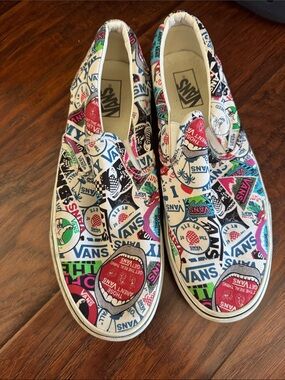 Vans Multicolor Graphic Slip-On Sneakers